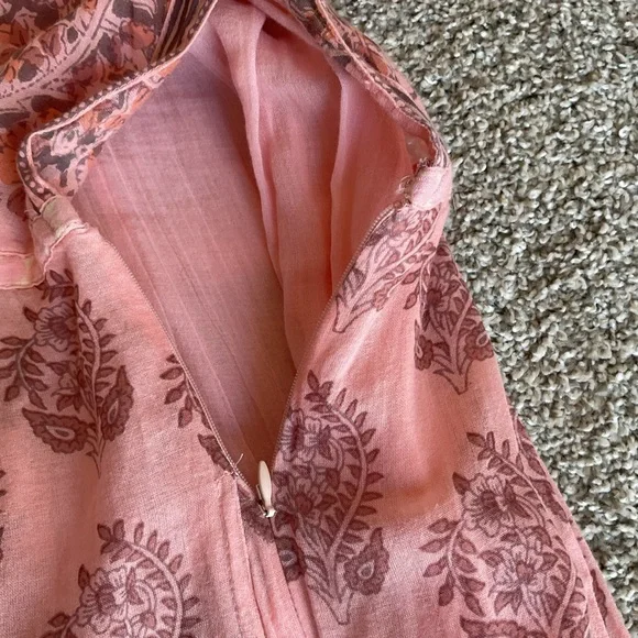 Free People Dusty Pink Floral Maxi Dress - Picture 9 of 10